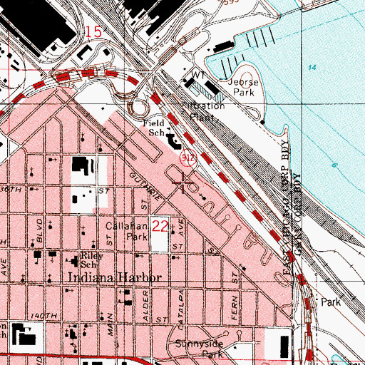 Topographic Map of Mount Herman Baptist Church (historical), IN
