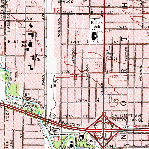 Topographic Map of Sardis Missionary Baptist Church, IN