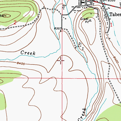 Topographic Map of KGRJ-AM (Fraser), CO