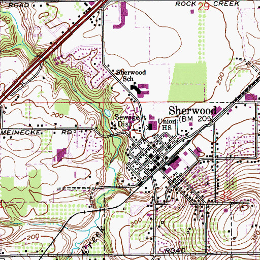 Topographic Map of Community Campus Park, OR