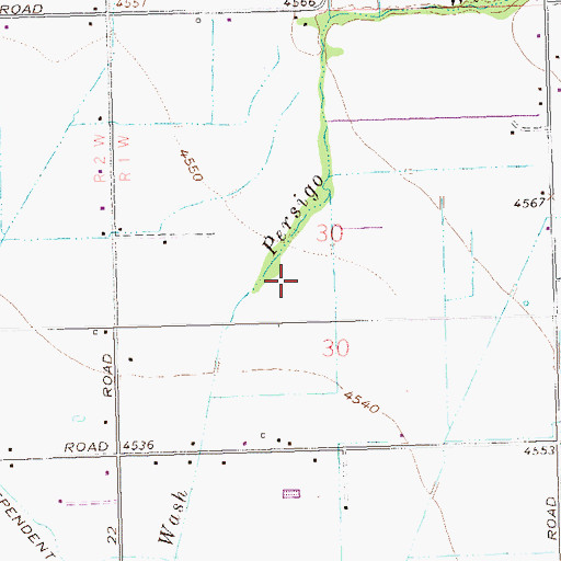 Topographic Map of KSTR-AM (Grand Junction), CO