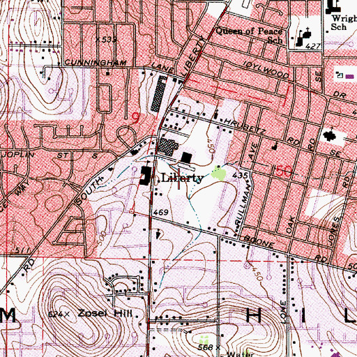 Topographic Map of Wendy Kroger City Park, OR