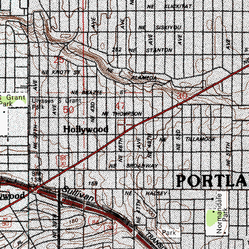Topographic Map of Vernon Ross Veterans Memorial, OR