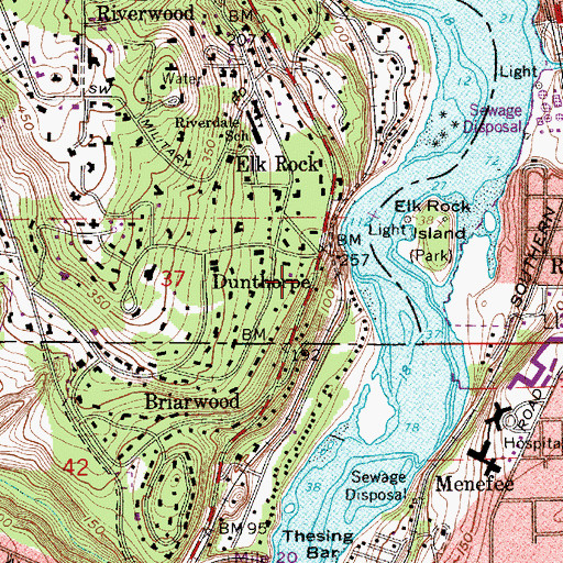 Topographic Map of Peter Kerr Natural Area, OR