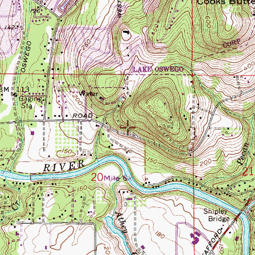 Topographic Map of Sunnyslope Open Space, OR