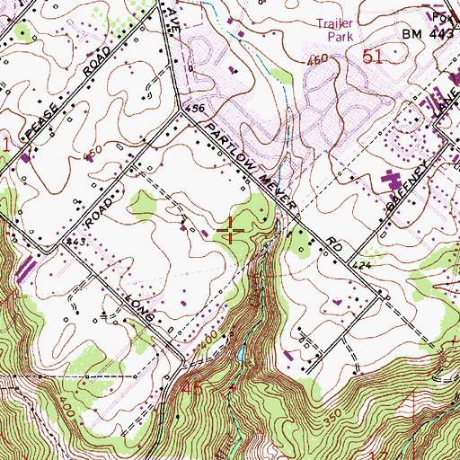 Topographic Map of Wesley Lynn City Park, OR