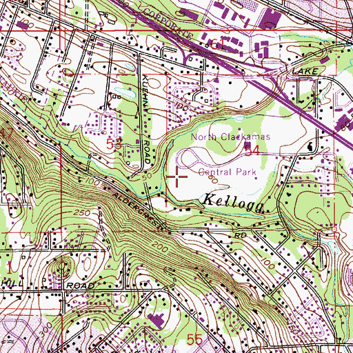 Topographic Map of Sara Hite Rose Garden, OR