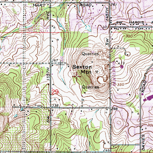 Topographic Map of Matrix Hill Park, OR