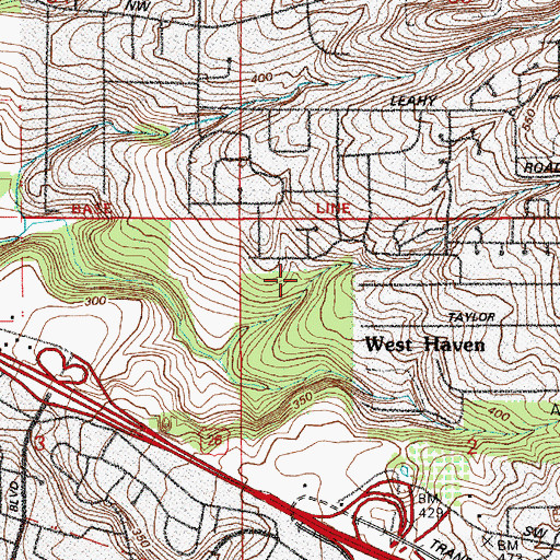 Topographic Map of Merrit Orchard Park, OR
