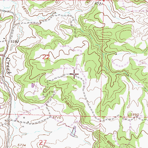 Topographic Map of KRMW-AM (Silt), CO