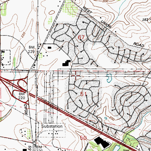 Topographic Map of Rock Creek North Soccer Fields, OR