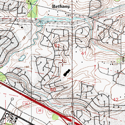 Topographic Map of Rock Creek North Soccer Fields, OR