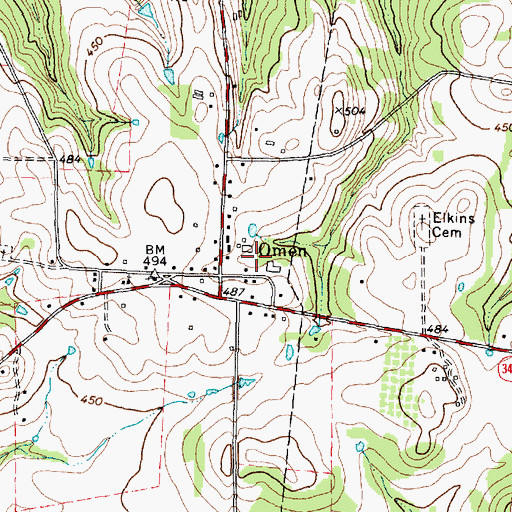 Topographic Map of Summer Hill Select School, TX