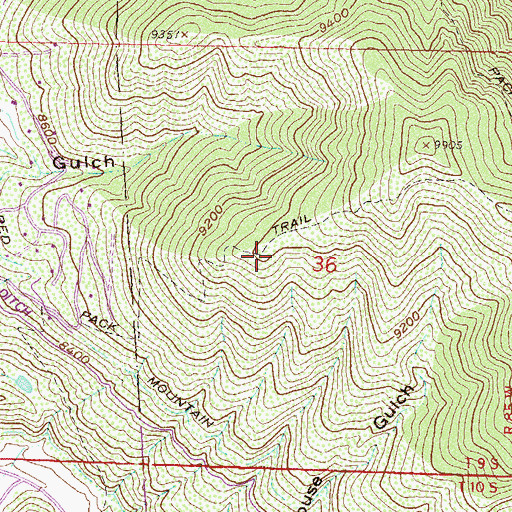 Topographic Map of KSPN-FM (Aspen), CO