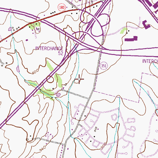 Topographic Map of Orchard Grove Elementary School, MD