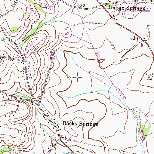 Topographic Map of Whittier Elementary School, MD