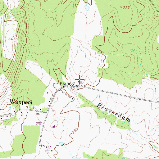 Topographic Map of Broad Run Church Cemetery, VA