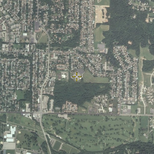 Aerial/Satellite Image of Broadmoor Junior High School, IL