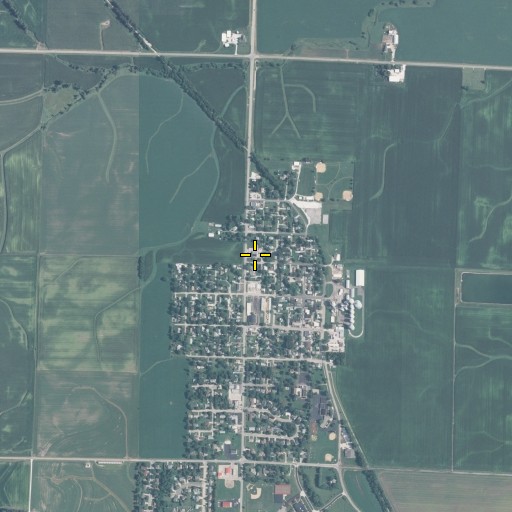 Aerial/Satellite Image of Dunlap Fire Department, IL