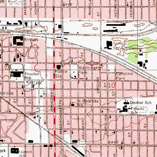 Topographic Map of Prayer House of Faith, IN