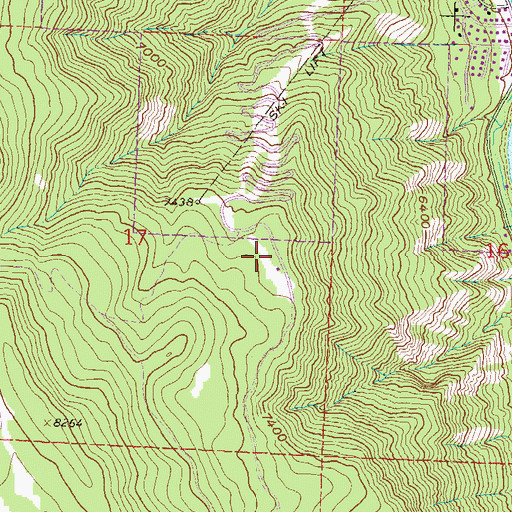 Topographic Map of KMTS-FM (Glenwood Springs), CO