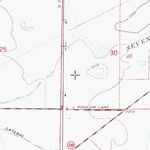 Topographic Map of Laramie Plains, WY