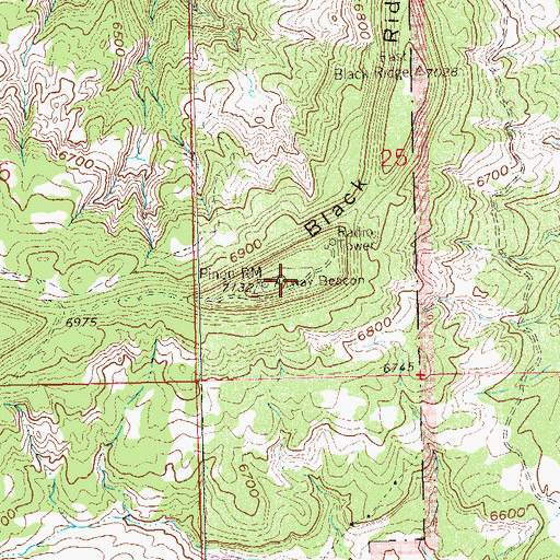 Topographic Map of KPRN-FM (Grand Junction), CO