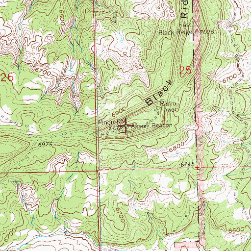 Topographic Map of KJOL-FM (Grand Junction), CO