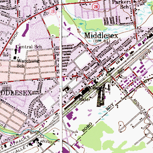 Topographic Map of Our Lady of Mount Virgin Roman Catholic Church, NJ