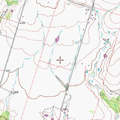 Topographic Map of Grelner Cemetery, TX