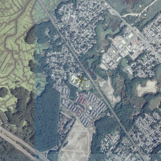 Aerial/Satellite Image of Memorial Elementary School, NJ