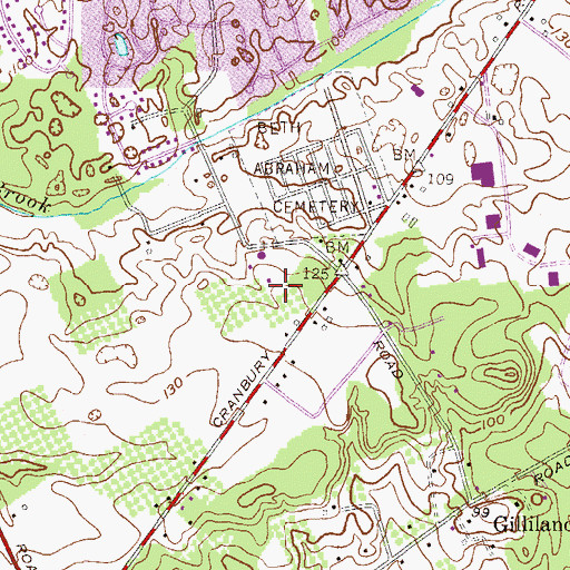 Topographic Map of Middlesex County Fairgrounds, NJ