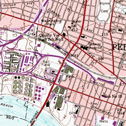 Topographic Map of Dalton Park, NJ