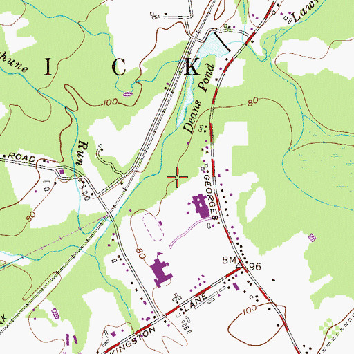 Topographic Map of Reichler Park, NJ