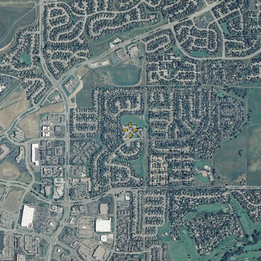 Aerial/Satellite Image of Fireside Elementary School, CO