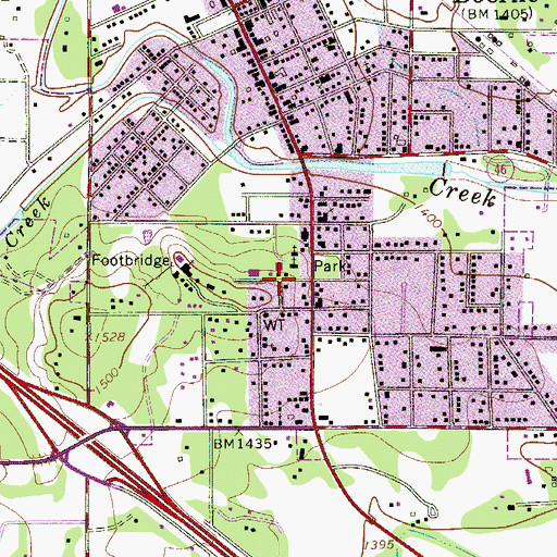 Topographic Map of Saint Peter the Apostle Catholic Church, TX
