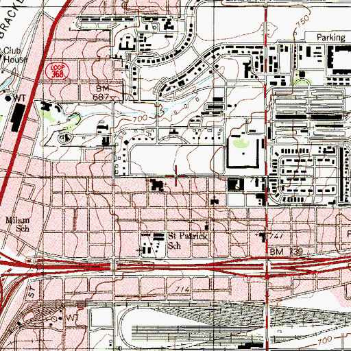 Topographic Map of Rose of Sharon Ministries, TX