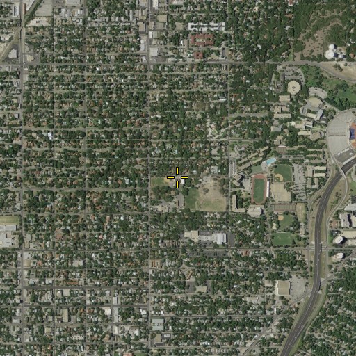 Aerial/Satellite Image of Saint Anthony High School, TX