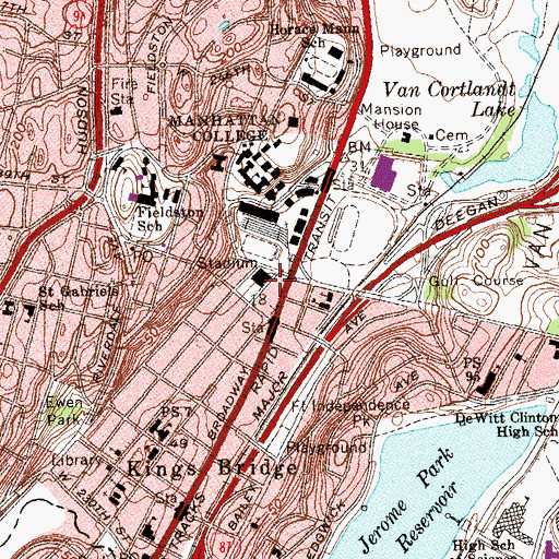 Topographic Map of Research and Learning Center, NY