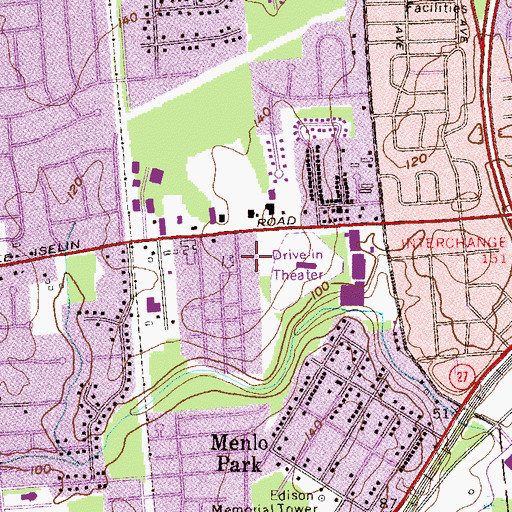 Topographic Map of White Rose Poultry Farm (historical), NJ