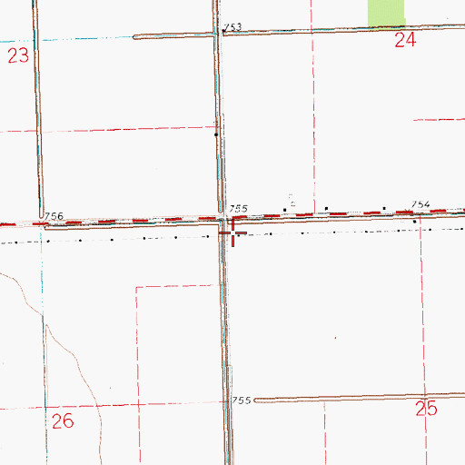Topographic Map of Sophia Post Office (historical), OH