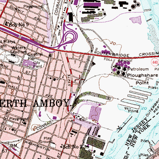 Topographic Map of Liberty Truck Company Number 2, NJ