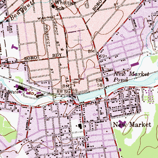 Topographic Map of Our Lady of Fatima Roman Catholic Church, NJ