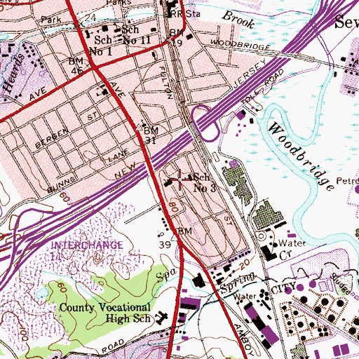 Topographic Map of Saint Joseph Home, NJ