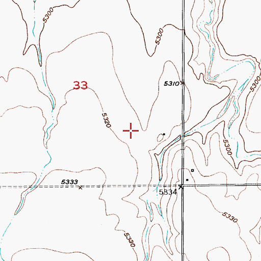 Topographic Map of J & S Airport, CO