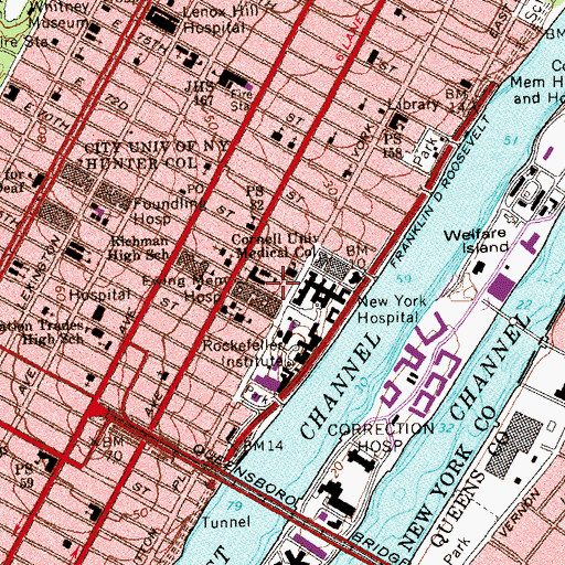 Topographic Map of Kettering Research Laboratory, NY