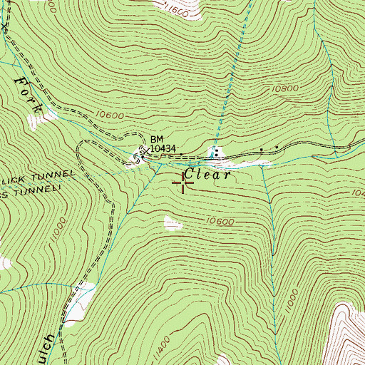 Topographic Map of Henderson Mine Heliport, CO