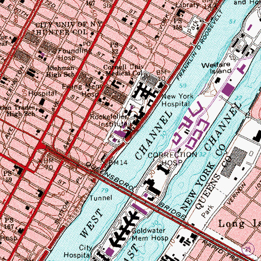 Topographic Map of Gasser Hall, NY