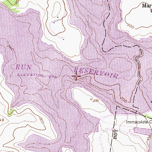 Topographic Map of Coles Mills (historical), NJ