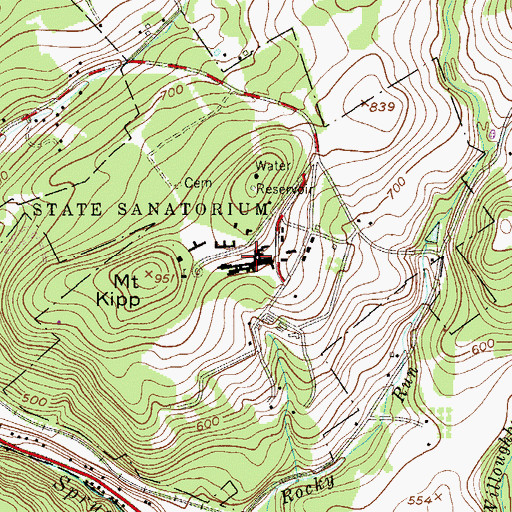 Topographic Map of Hagedorn Center for Geriatrics, NJ